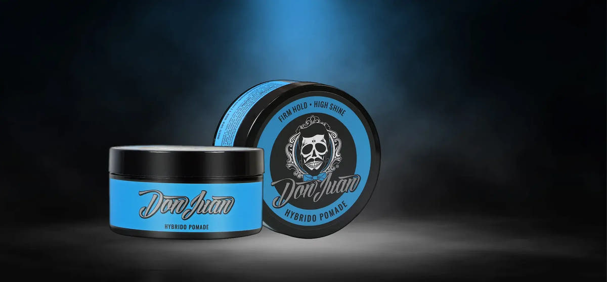 Don Juan Hybrido Pomade – firm hold and high shine