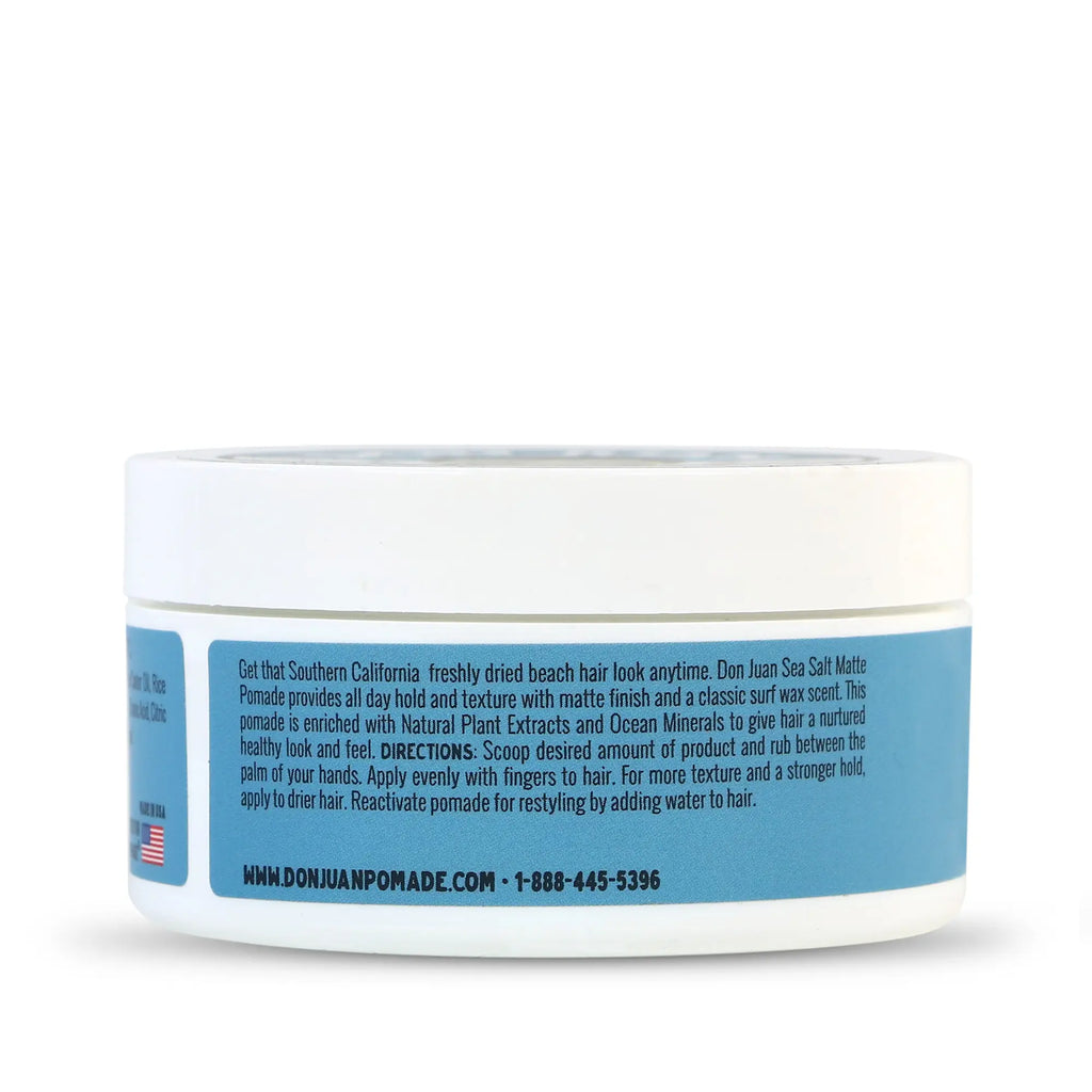 Don Juan Sea Salt Matte Pomade 4 oz