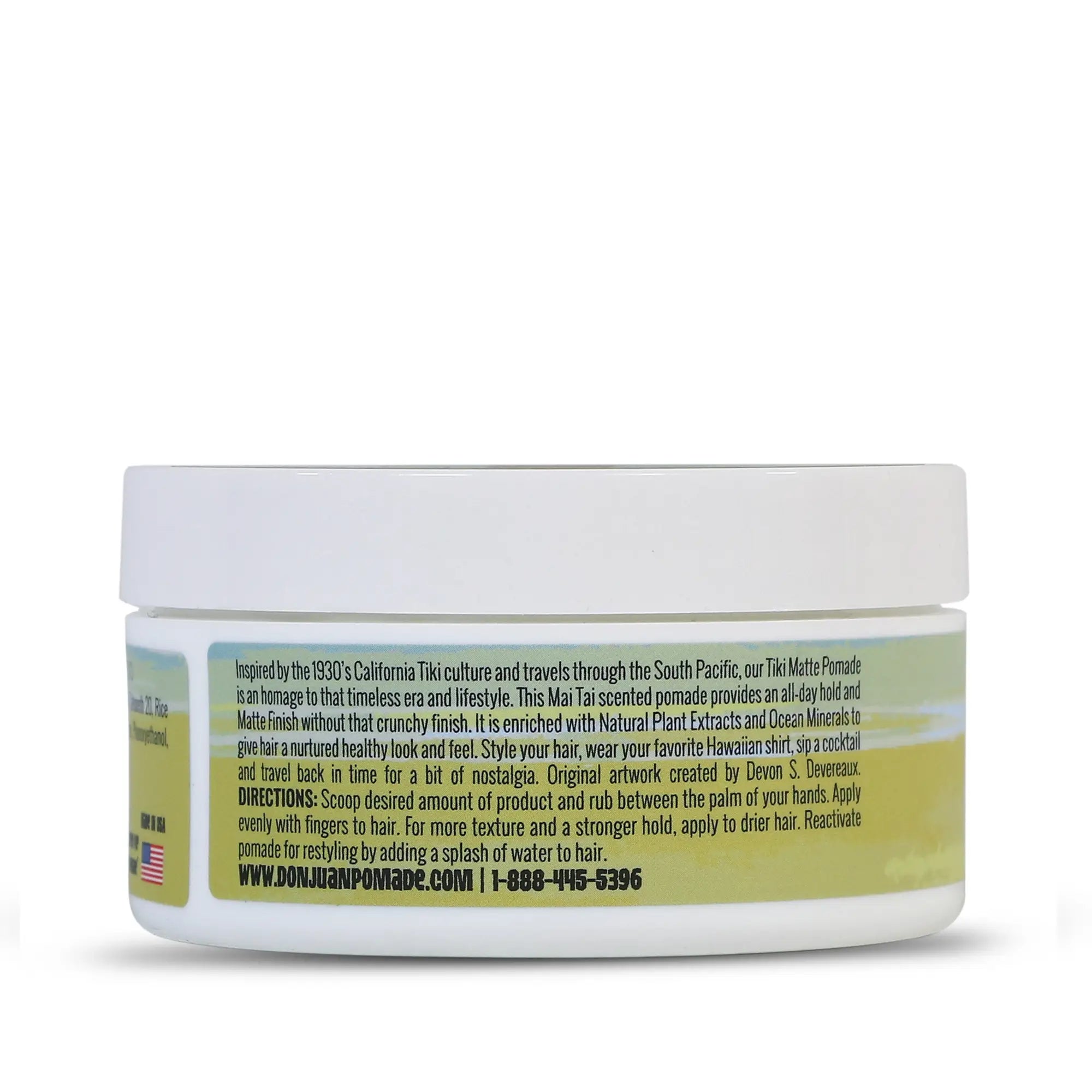 Don Juan Tiki Matte Pomade 4 oz