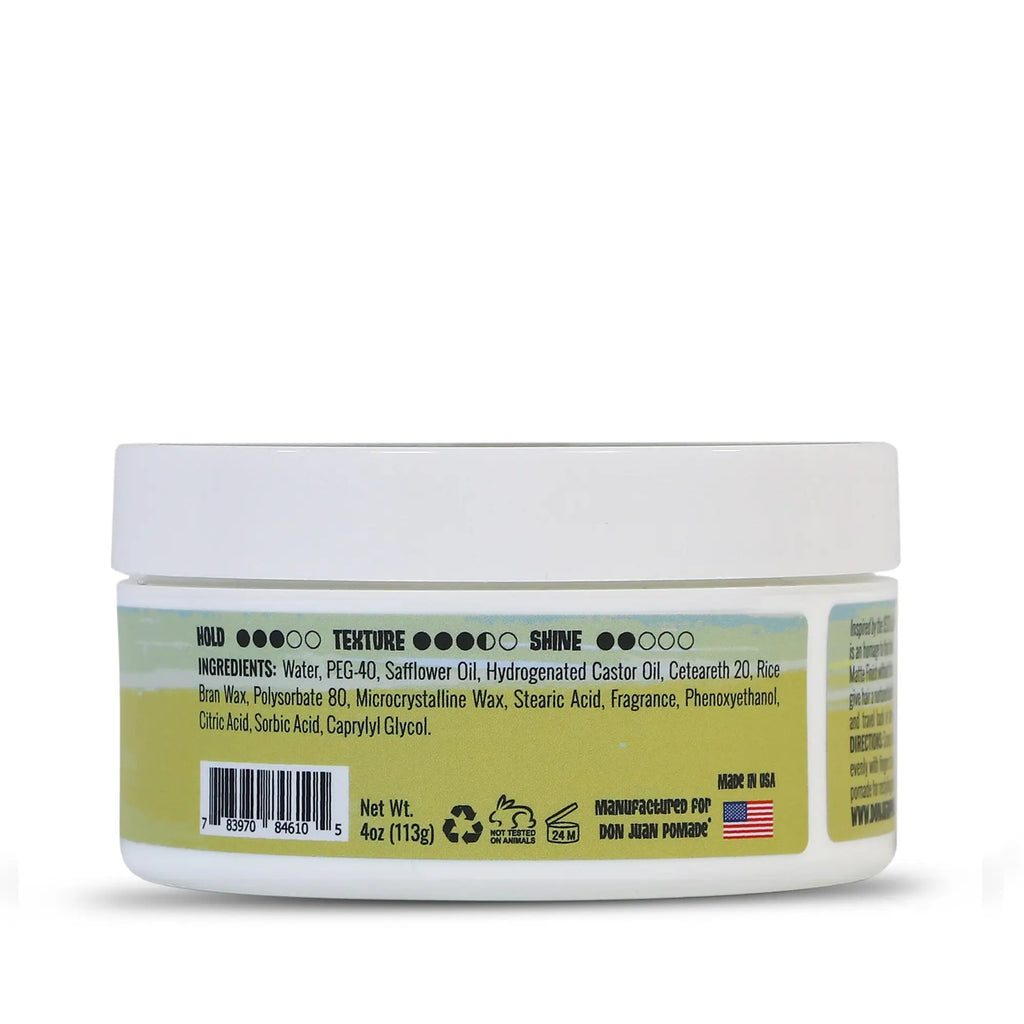 Don Juan Tiki Matte Pomade 4 oz