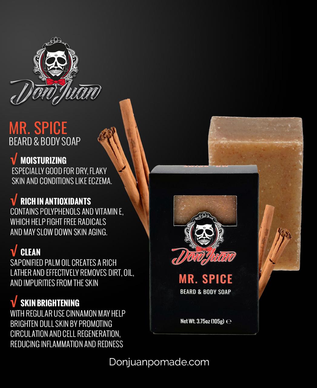 Mr. Spice Organic Beard & Body Soap