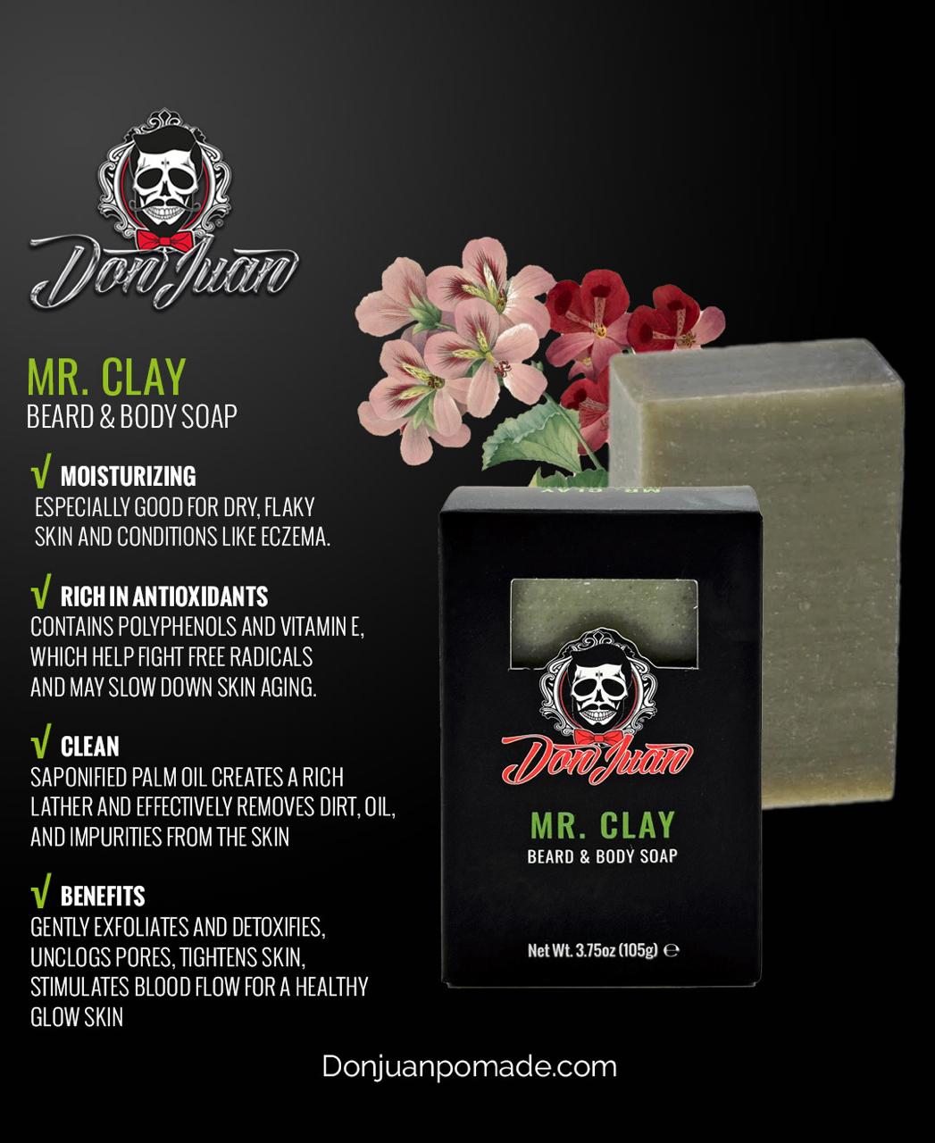 Mr. Clay Organic Beard & Body Soap